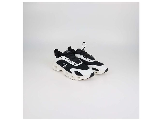 Autre Marque Loewe x ON Black,White Technical Fabric Running Cloudsolo Sneakers Nero Bianco - vista 2