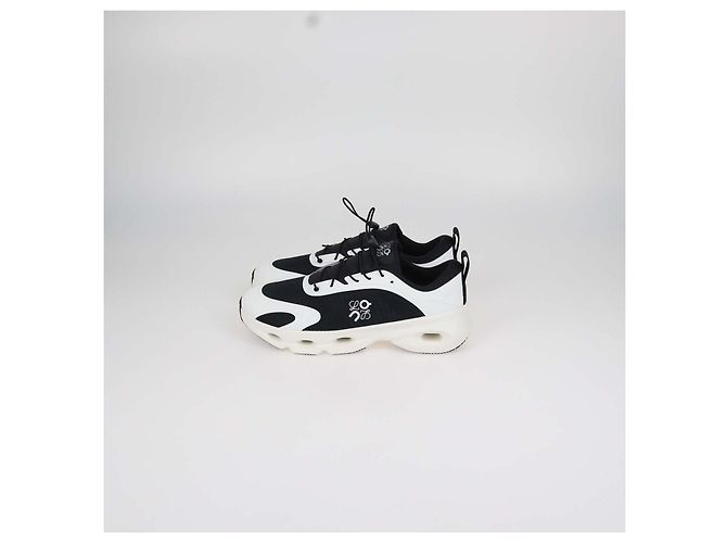 Autre Marque Loewe x ON Black,White Technical Fabric Running Cloudsolo Sneakers Nero Bianco - vista 4