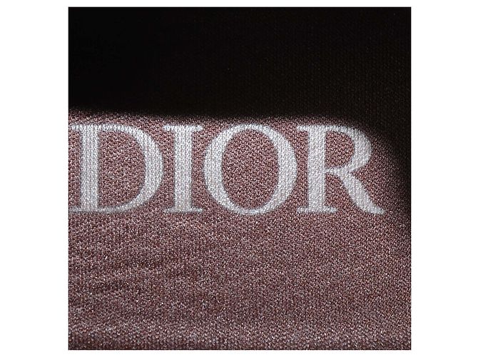 Sneakers lounge Christian Dior B80 in maglia Cannage marrone e camoscio - vista 6