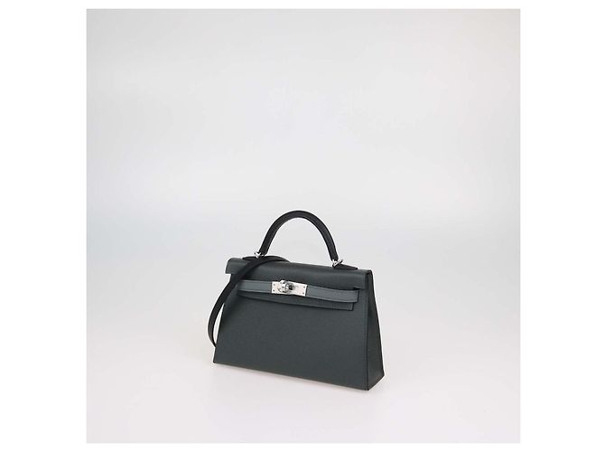 Hermès Borsa Mini Kelly II Sellier Hermes in pelle Epsom Tricolor con hardware Palladium - vista 2