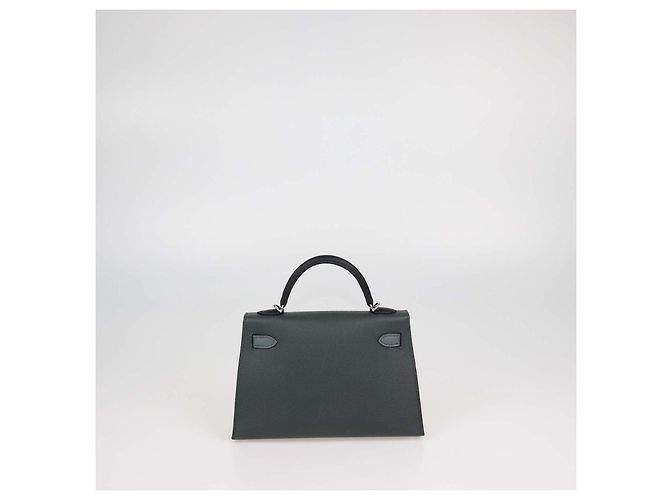 Hermès Borsa Mini Kelly II Sellier Hermes in pelle Epsom Tricolor con hardware Palladium - vista 3