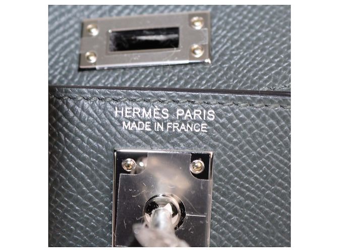 Hermès Borsa Mini Kelly II Sellier Hermes in pelle Epsom Tricolor con hardware Palladium - vista 5