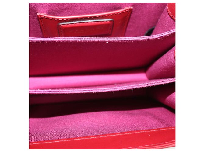 Bulgari Borsa Bvlgari Serpenti Forever con manico in pelle rossa Rosso - vista 5