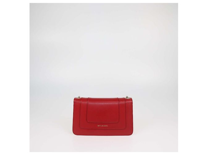 Bulgari Borsa a tracolla Bvlgari Serpenti Forever in pelle rossa Rosso - vista 3