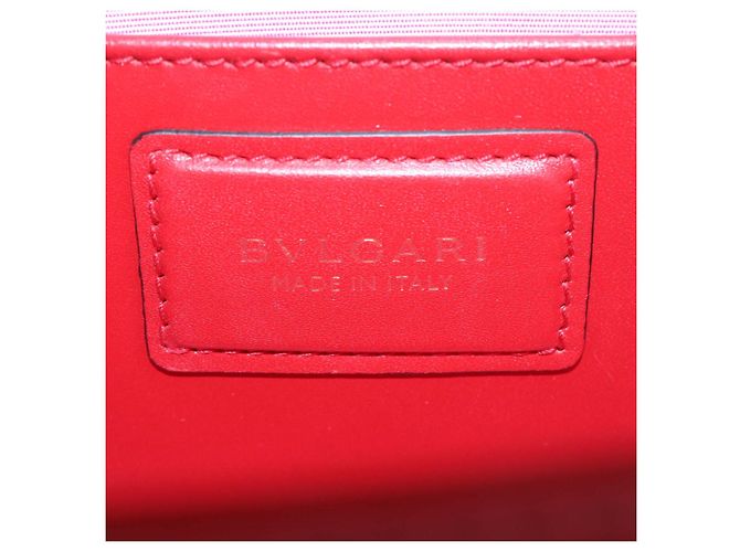 Bulgari Borsa a tracolla Bvlgari Serpenti Forever in pelle rossa Rosso - vista 5