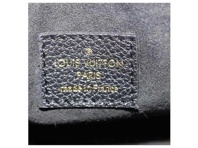 Borsa Nano Speedy Louis Vuitton in pelle Monogram Empreinte nera Nero - vista 5