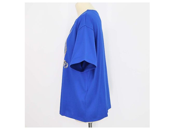 Hermès Bleu Mykonos Algodón Cubiertas y Conjuntos Maxi T-Shirt Azul - vista 2