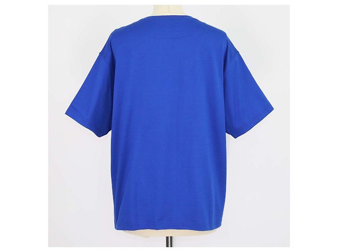 Hermès Bleu Mykonos Algodón Cubiertas y Conjuntos Maxi T-Shirt Azul - vista 3