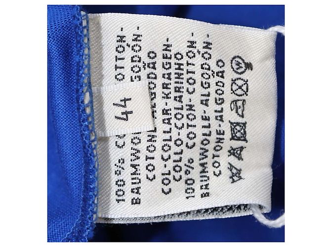 Hermès Bleu Mykonos Algodón Cubiertas y Conjuntos Maxi T-Shirt Azul - vista 6