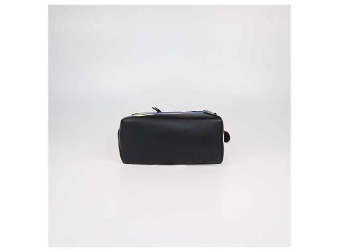 Loewe Kleine Puzzle Tasche aus multicolorigem gemischtem Leder gestreift Mehrfarben - Ansicht 4