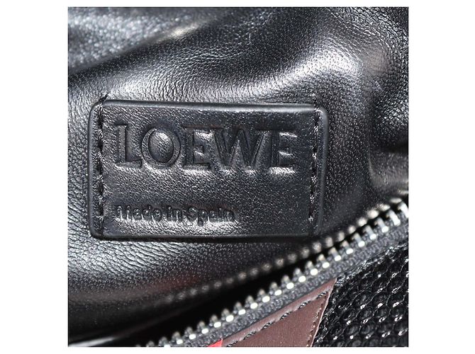Loewe Kleine Puzzle Tasche aus multicolorigem gemischtem Leder gestreift Mehrfarben - Ansicht 5