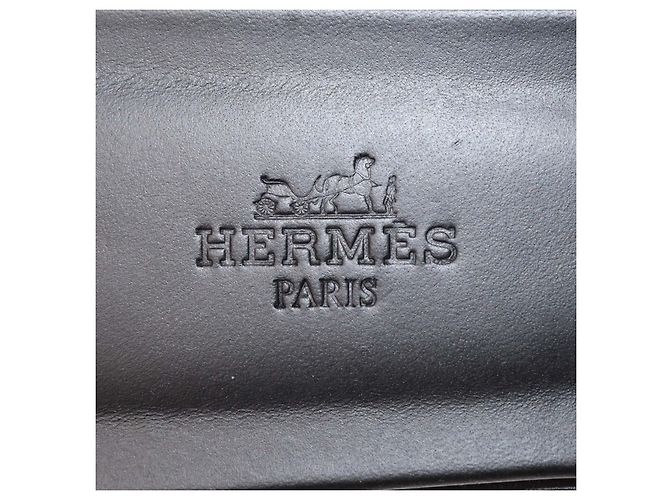 Hermès Sandali Oran Hermes in pelle Box Calf nera Nero - vista 6