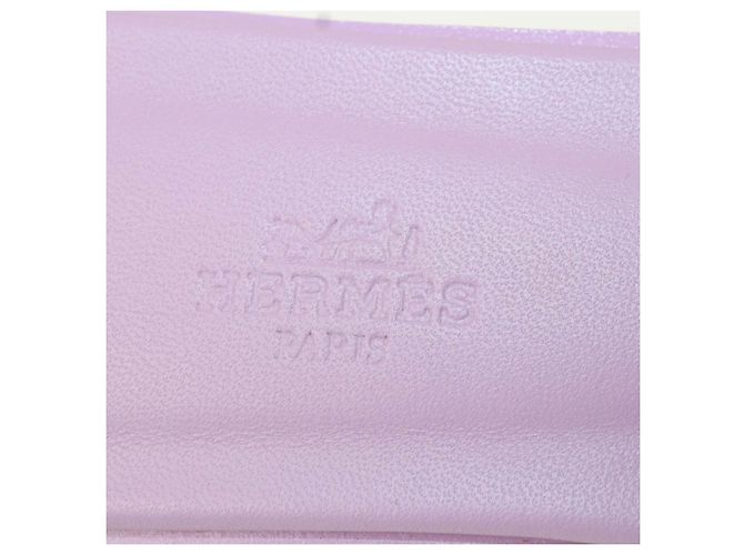 Hermès Sandali Oran Hermes in pelle Epsom Amethyste Porpora - vista 6