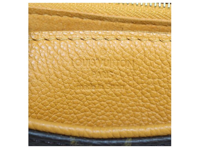 Borsa a catena Pallas Louis Vuitton in Canvas Monogram e pelle Safran Marrone Giallo - vista 5