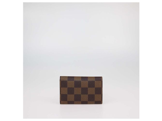 Louis Vuitton Damier Ebene Canvas 6 Key Holder Marrom - vista 3