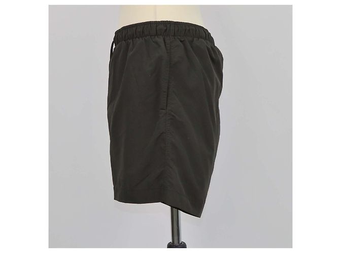 Hermès Hermes Bañador largo de nailon verde oscuro - vista 2