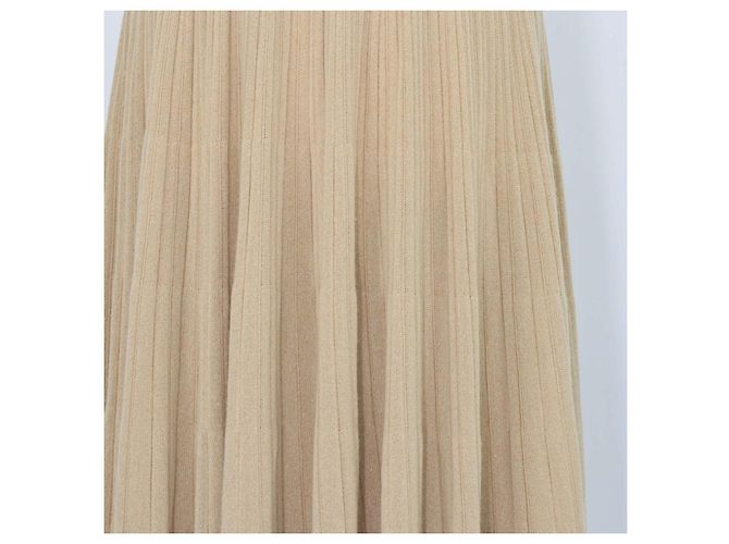 Falda Maxi Luciole en mezcla de cachemira marrón claro Loro Piana - vista 4