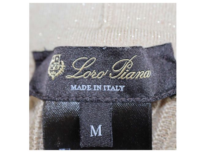Falda Maxi Luciole en mezcla de cachemira marrón claro Loro Piana - vista 5