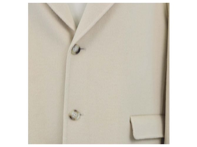 Blazer oversized boxy Nanushka Sea Cream in lana e seta Crudo - vista 4
