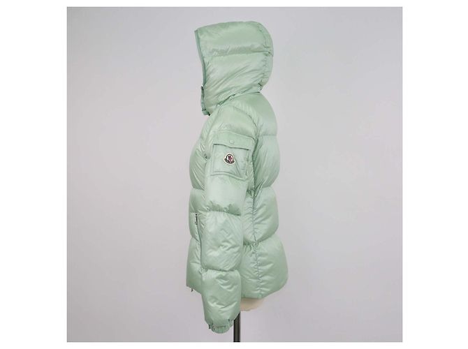 Moncler Steppjacke mit Kapuze aus Nylon in Mintgrün Hellgrün - Ansicht 2