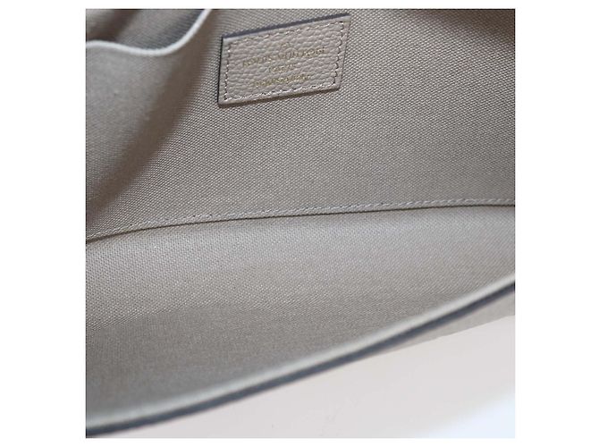 Borsa Felicie Pochette Louis Vuitton in pelle Monogram Empreinte Beige - vista 7