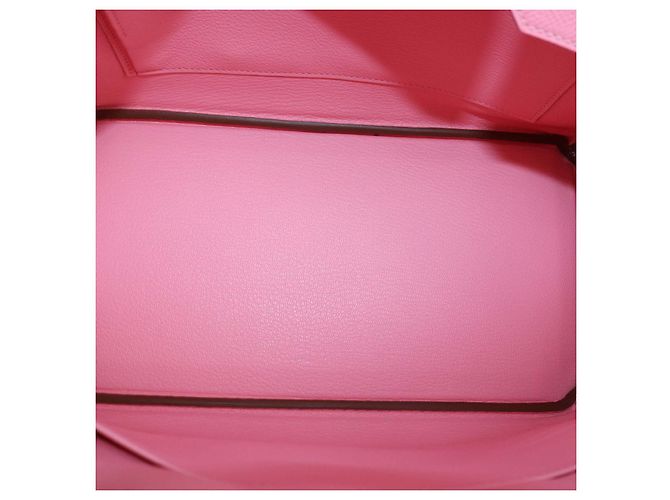 Hermès Borsa Birkin 30 Hermes Rose Confetti in pelle Epsom con hardware Palladium Rosa - vista 6