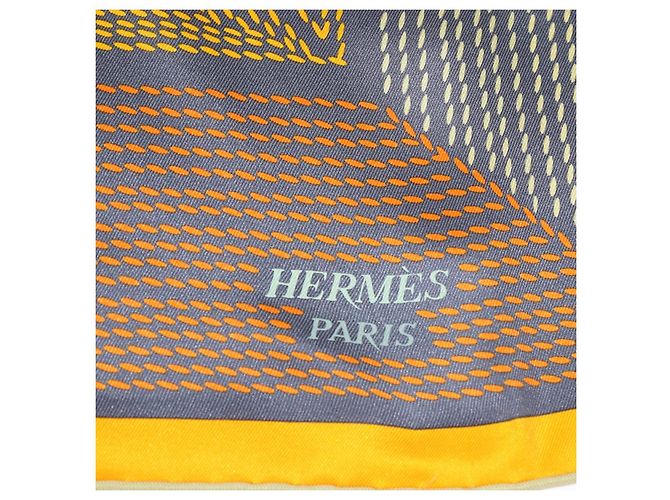 Hermès Hermes Multicolor Silk Eperon D'Or Sellier Schal 70 Mehrfarben - Ansicht 3