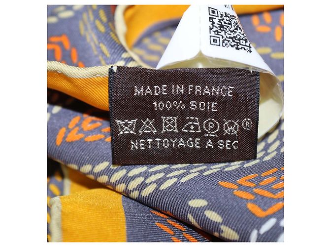 Hermès Hermes Multicolor Silk Eperon D'Or Sellier Schal 70 Mehrfarben - Ansicht 5
