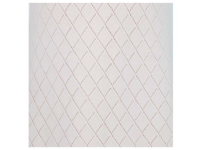 Falda midi de punto de lana pointelle off White Zimmermann Beige - vista 4