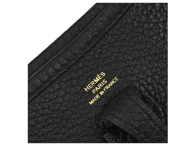 Hermès Borsa Hermes Evelyne Gen III Clemence TPM Nero - vista 4