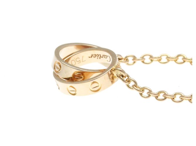 Cartier Love Interlocking 18K Rose Gold Doré - vue 4
