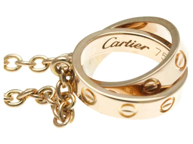 Cartier Love Interlocking 18K Rose Gold Doré - vue 7