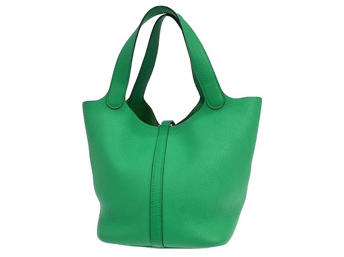 Hermès Hermes Picotin Lock Clemence GM Verde - vista 2