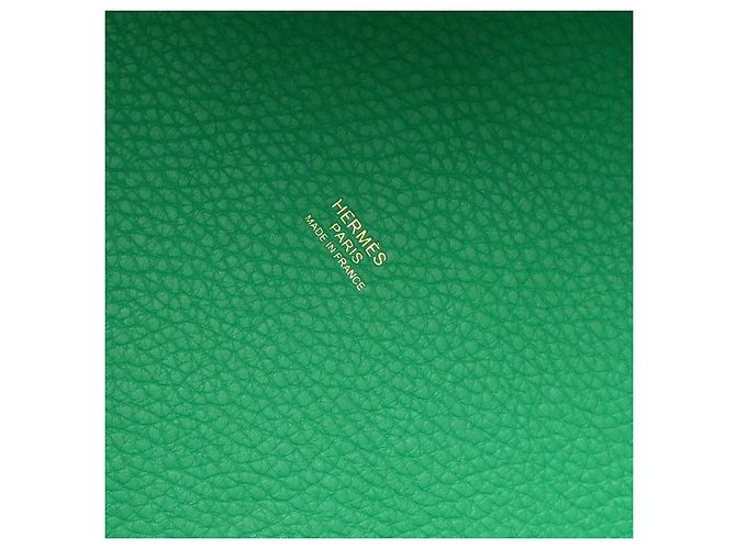 Hermès Hermes Picotin Lock Clemence GM Verde - vista 4