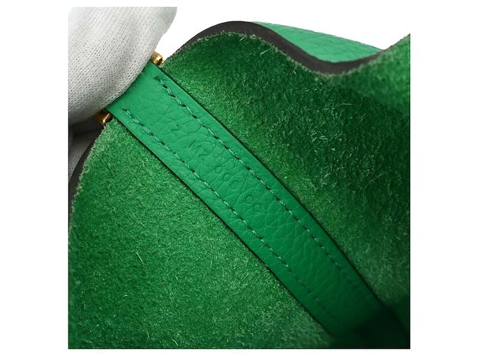 Hermès Hermes Picotin Lock Clemence GM Verde - vista 5