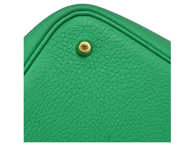 Hermès Hermes Picotin Lock Clemence GM Verde - vista 6