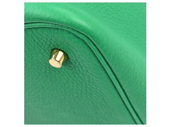 Hermès Hermes Picotin Lock Clemence GM Verde - vista 7
