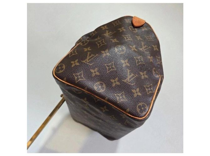 Louis Vuitton Speedy 35 Monogram Marrom Monograma - vista 10