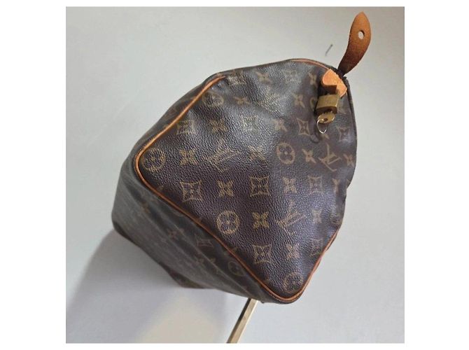 Louis Vuitton Speedy 35 Monogram Marrom Monograma - vista 11