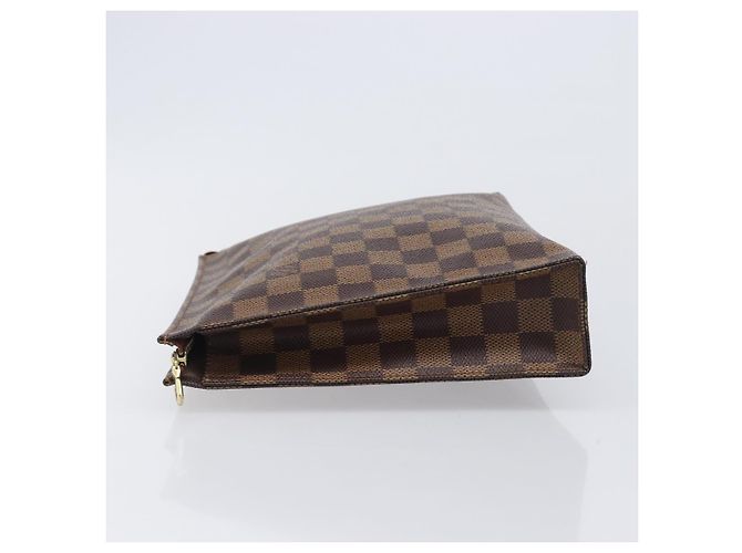 Necessaire Louis Vuitton Damier 26 Marrone - vista 4