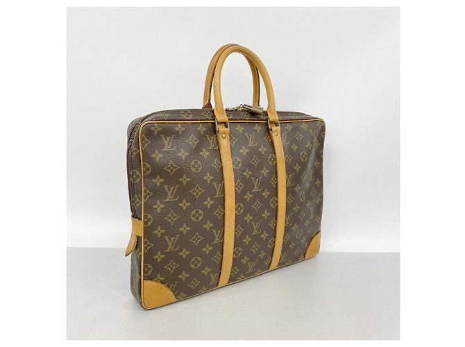 Sac Louis Vuitton Monogram Portedocuments Voyage Marron - vue 2