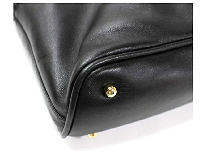 Borsa a spalla Gucci Bamboo Marrone Nero - vista 7