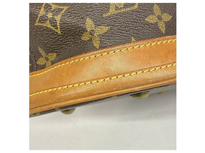 Borsa Tote Louis Vuitton Monogram Bucket PM Marrone - vista 7