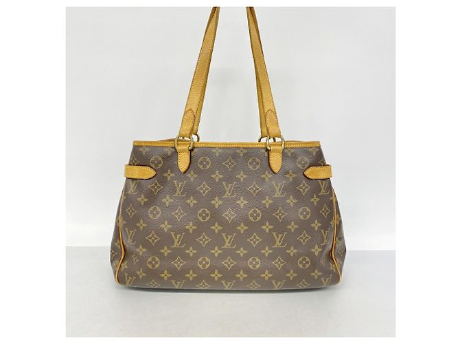 Bolso Tote Horizontal Louis Vuitton Monogram Batignolles Castaño - vista 10