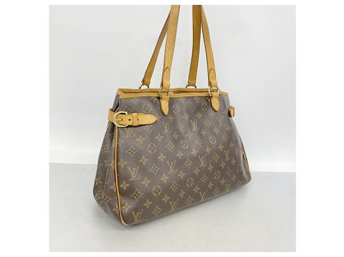 Bolso Tote Horizontal Louis Vuitton Monogram Batignolles Castaño - vista 2
