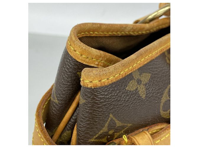Bolso Tote Horizontal Louis Vuitton Monogram Batignolles Castaño - vista 7
