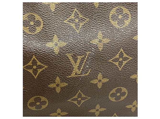 Bolso Tote Horizontal Louis Vuitton Monogram Batignolles Castaño - vista 9