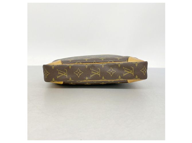 Sac Pochette Louis Vuitton Monogram Marly Dragonne GM Marron - vue 3