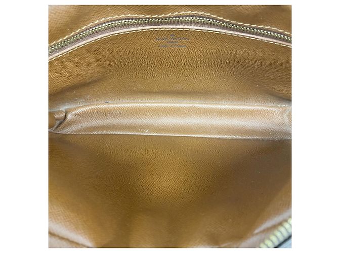 Sac Pochette Louis Vuitton Monogram Marly Dragonne GM Marron - vue 4