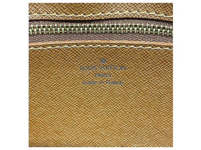 Sac Pochette Louis Vuitton Monogram Marly Dragonne GM Marron - vue 5